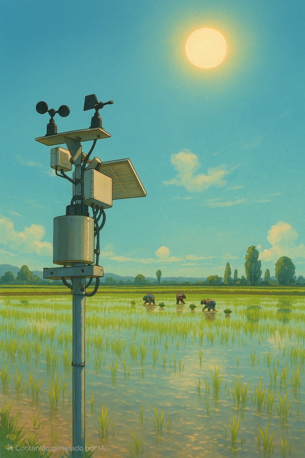 Estación IoT Atlas Solutions en campo